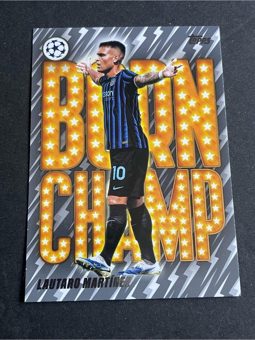 Lautaro Martínez 25/26 Topps UEFA Club Competitions Milan Born Champ #BC-7 Card - Picture 1 of 7
